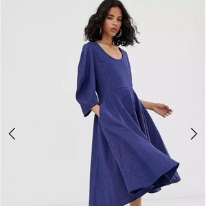 ASOS u-neck midi dress